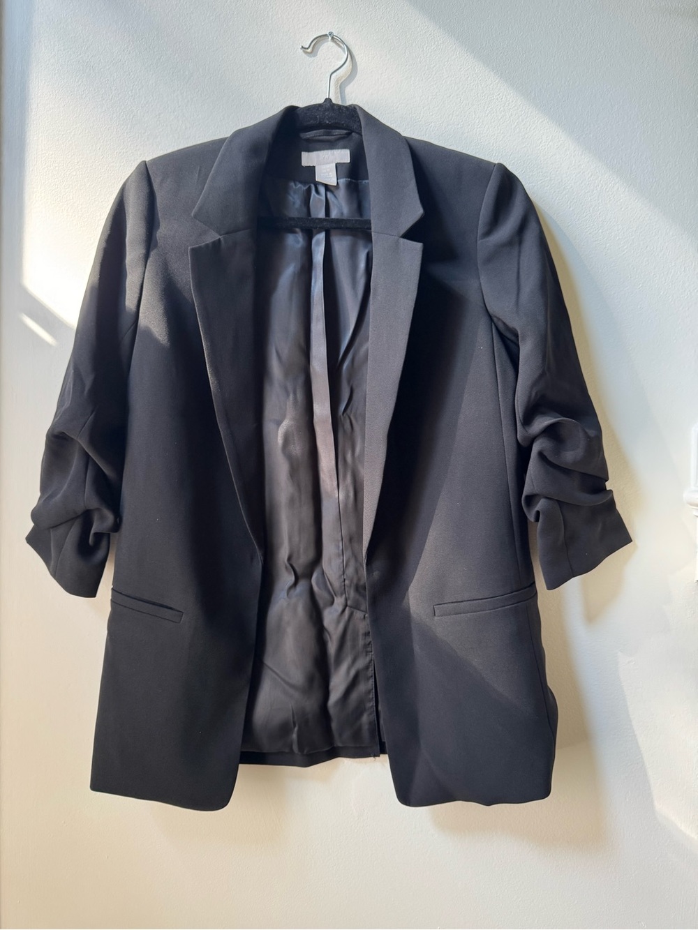 H&M Black Women's Blazer Jacket Worn Once
